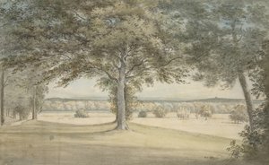 Kirtlington Park, 9. oktober 1783 (akvarell over grafitt, på papir)